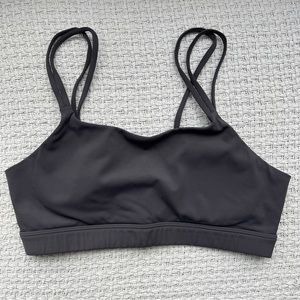 Banana Republic | Double Strap Sports Bra — Dark Grey